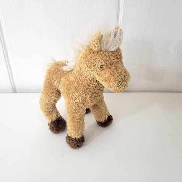 Douglas Cuddle Toy Brown Pony Stuffed Animal 10" - Picture 1 of 6